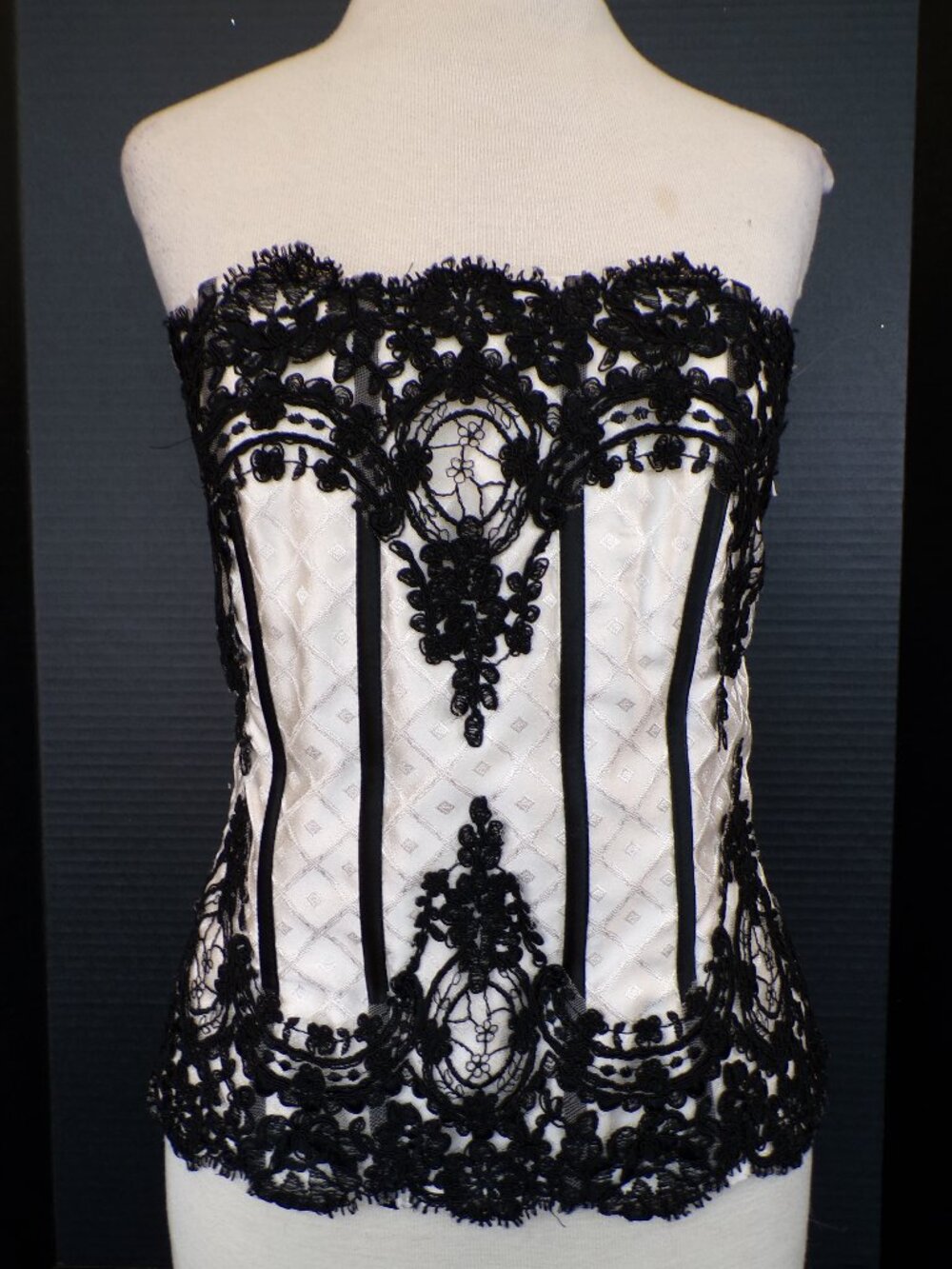 Vintage Jessica & Scott McClintock Victorian Steampunk Bustier/Corset Size 10